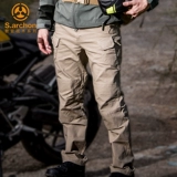 (Микро -дефекты) IX7 Инструктор Тактические тактические брюки Мужские слабые упругие эластичные спецназ Многократные многопорные штаны военные штаны