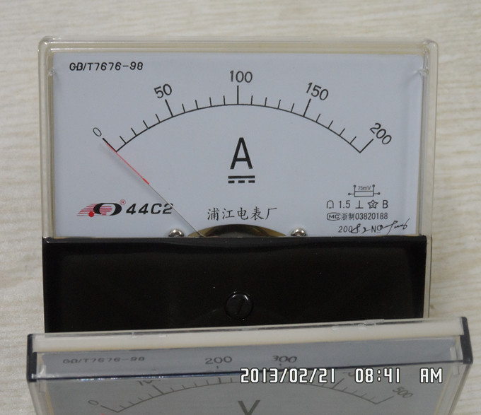 Finger-type meter head direct current flow table 44C2-A 30A 50A 100A 200A 200A complete