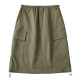 American Retro Elastic Waist Workwear Skirt Women's Summer Versatile Slim A-Line Outdoor Five-Point Drawstring Skirt