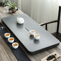Shiliju Wu Jinshi tea tray whole household simple large living room tea tray rectangular stone tea table tray