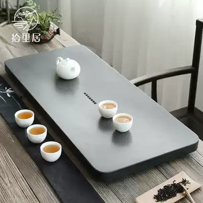 Pick to Li Ju Wujin Stone tea tray whole home simple large living room tea tray rectangular stone tea tray