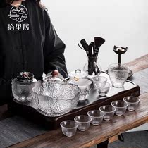 Pickliju glass kung fu tea set home simple office meeting high-end tea set cup tea cup teapot
