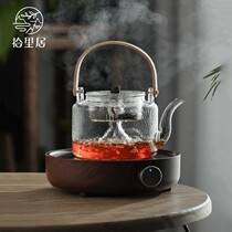 Pick to Liju hammer glass cooking teapot tea boiler Net red dual-purpose electric pottery stove high temperature Home Kettle tea tea