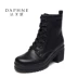 Daphne / Daphne Thoải mái Anh Boots Giày trẻ em Giày cao gót thoải mái Martin Boots Giày nữ giày boot nữ chính hãng Giày ống