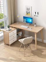 Floating window cabinet desk bookcase integrated computer desktop table home corner simple combination student 120cm computer desk