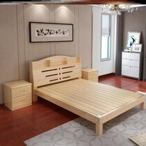 Drawer small apartment multifunctional girl childrens dormitory home 1 5 m hard bed solid wood bed with bookshelf home