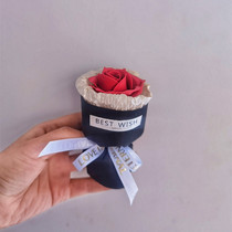 Mini fresh bouquet of roses dried flowers mini exquisite diy souvenirs flower-filled gypsophila car decorations