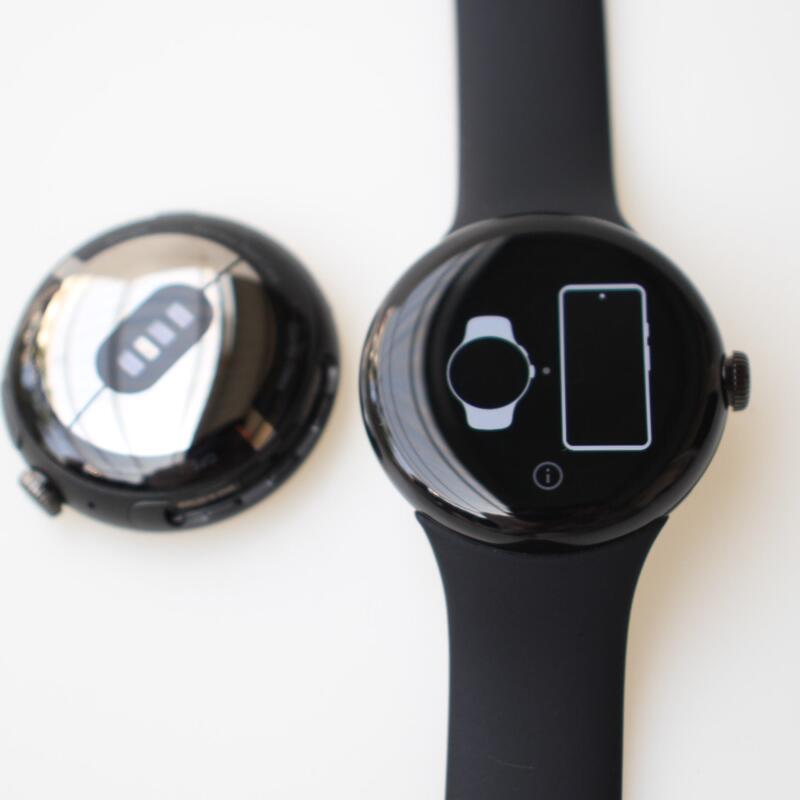 95% New Pixel Watch 1St Generation 41mm Lte Bluetooth Wifi Smart Sports Sleep Monitoring Watch Stainless Steel