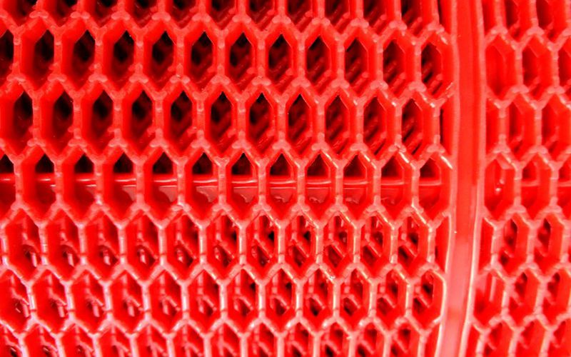 PVC nhựa mặc thảm không trơn trượt chống thấm thảm chùi chân rỗng hồ bơi lục giác phòng tắm chống trượt pad phòng tắm mat - Thảm sàn tham xop