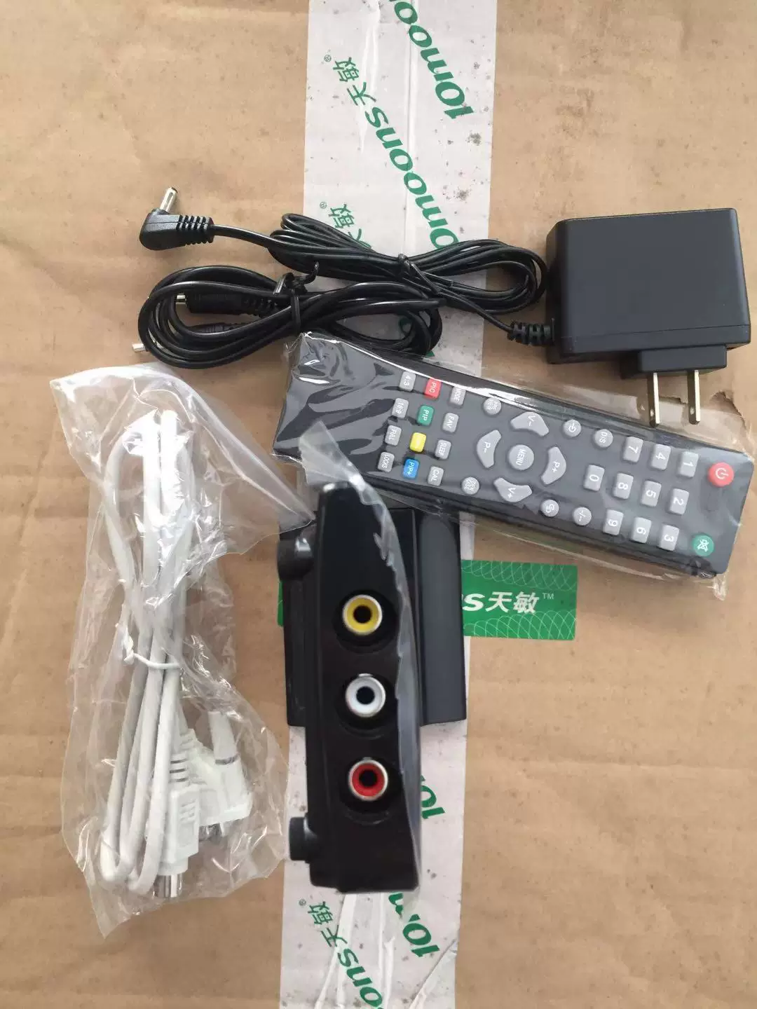 Замена AV на VGA для телевизионной приставки Tianmin LT360W, моделирование сигнала ТВ к VGA с пультом дистанционного управления и динамиком