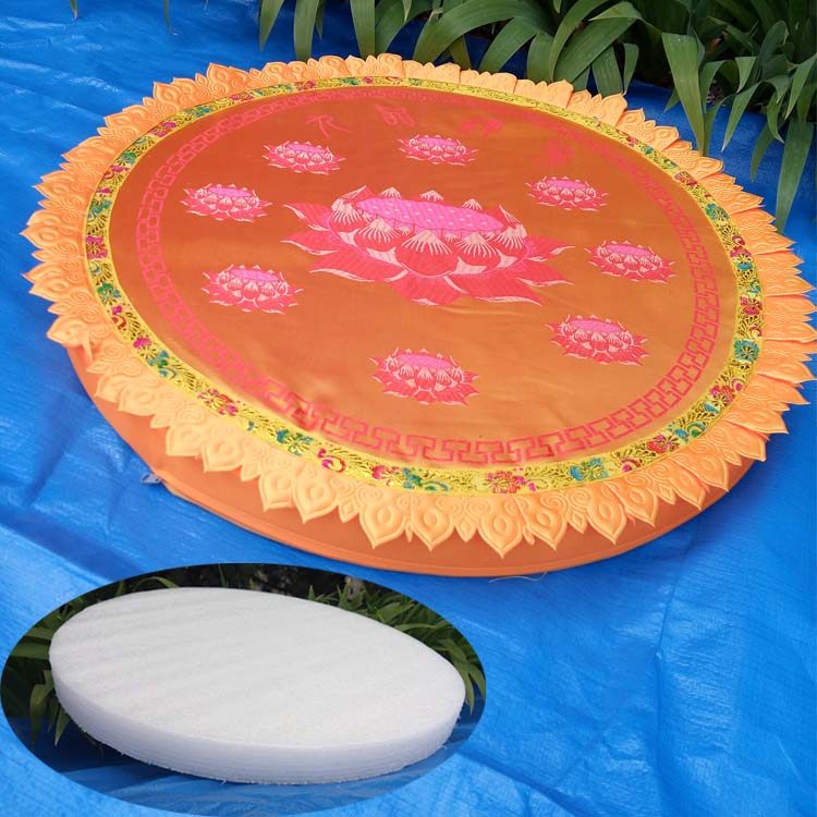 Household Futon Lotus Pearl Cotton Cushion Yoga Meditation Kneeling Mat