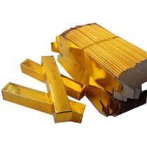 Paper gold and silver bar paper embossed paper gold brick semi-finished products 100 pieces