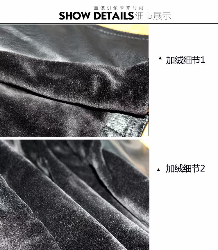 Veste pour fille en cuir - Ref 2158487 Image 11