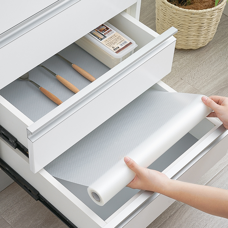 Japan drawer pad paper cabinet waterproof moisture-proof mat kitchen cabinet antibacterial wardrobe shoe cabinet thick oil-proof sticker