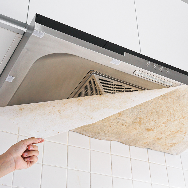 Japanese range hood oil hood oil absorbent paper filter household kitchen range hood oil proof sticker filter membrane