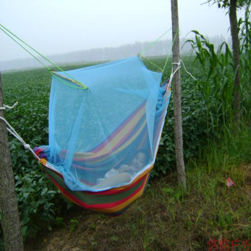 Special Canvas Double Mosquito Net Hammock Canvas Mosquito Net Hammock Outdoor Indoor Creative Swing Hammock