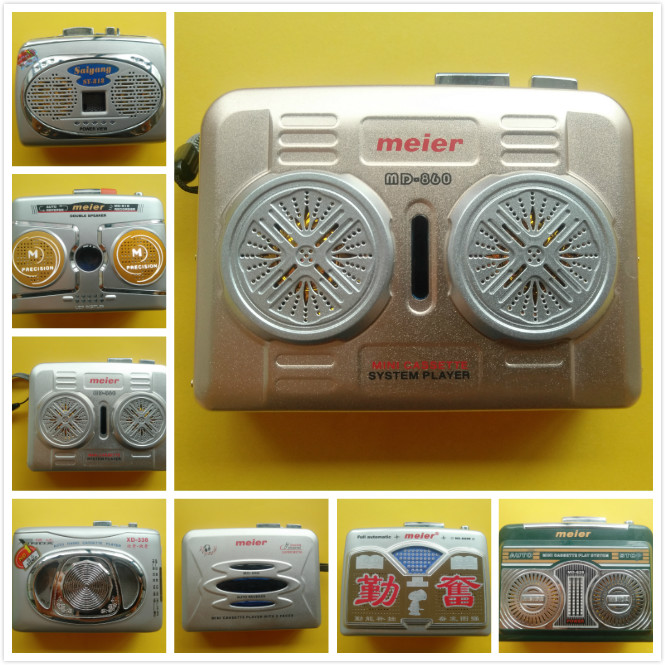 80s Nostalgia Vintage Walkman Portable Cartridge Tape Recorder Accessories machine for the elderly