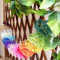 15CM Rattan choreograpes Stars Kindergarten Hanging Accessories Christmas Mall Shop Windows Colorful Vines Decorations Millennial
