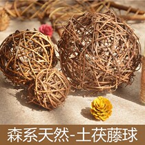 Primary colour rattan Kindergarten Kindergarten Ring Tron material Christmas Outdoor Wedding cloth Jingsen Fields Garden Decoration Hanging Accessories hanging accessories