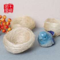 Handcrafted Vine Choreography Bird Nest Grass Choreography Bird Cage Decoration Bird Nest Bird Nest Emulation Birdhouse Shop Window Decoration