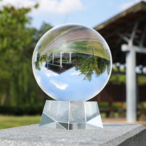Crystal ball lucky feng shui transfer White Transparent glass photography photo opening gift study desk ornaments