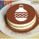 10 inch Giáng sinh bánh tiramisu Mousse Trang trí Bột rây Tấm sô cô la Kem chữ Kem trang trí Khuôn - Tự làm khuôn nướng