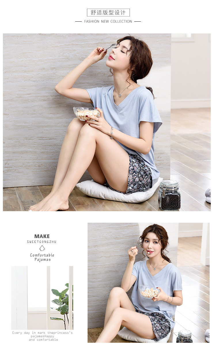 Pyjama pour femme      en Coton à manches - Ref 2994467 Image 84
