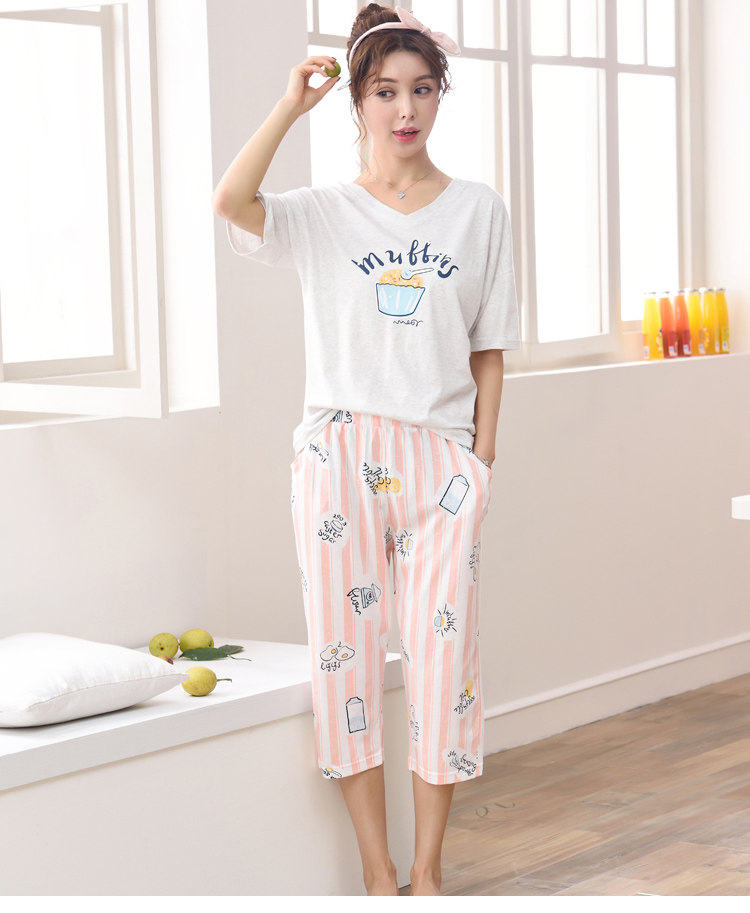 Pyjama pour femme      en Coton à manches - Ref 2994467 Image 102