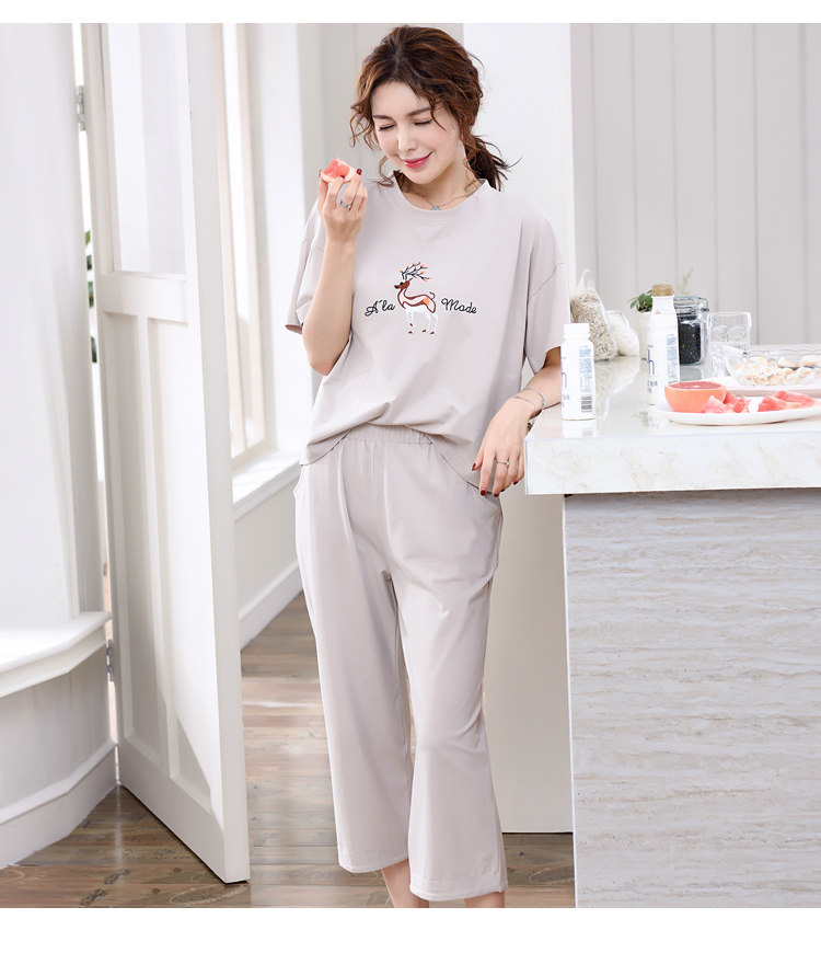 Pyjama pour femme      en Coton à manches - Ref 2994467 Image 145
