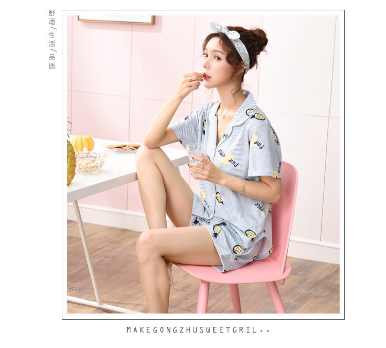 Pyjama pour femme      en Coton à manches - Ref 2994467 Image 69