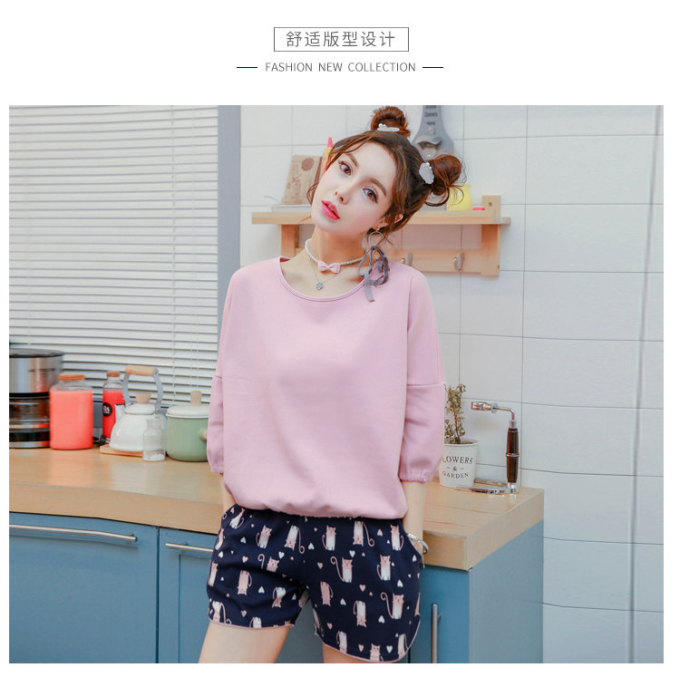 Pyjama pour femme      en Coton à manches - Ref 2994467 Image 31