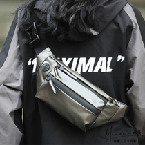 Japanese gp chest bag casual all-match small messenger backpack men and women reflective trend single shoulder fashion and convenient waist bag