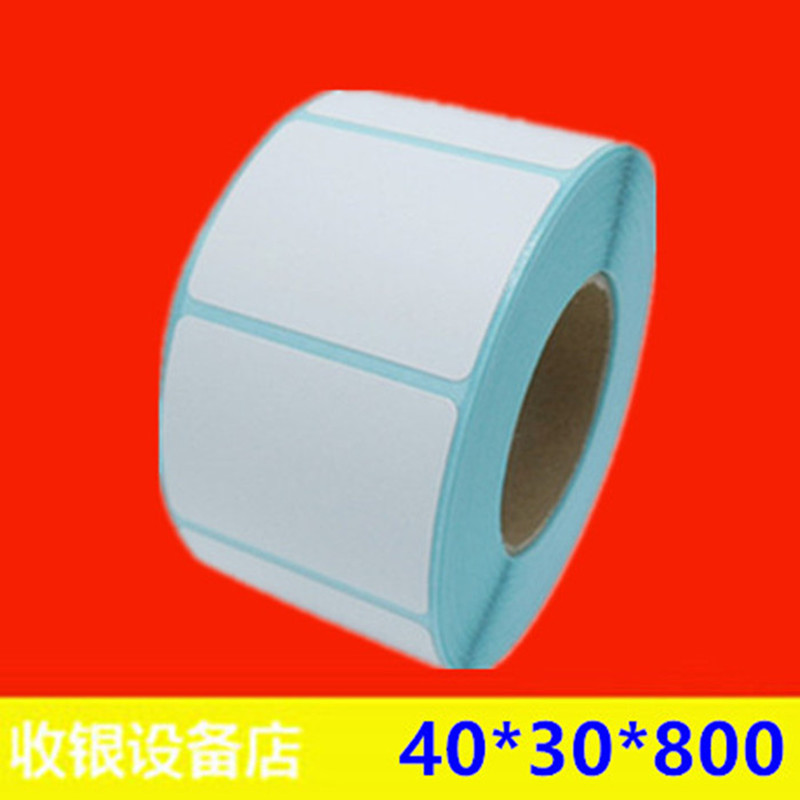 40*30 thermal adhesive bar code label paper 40*30*800 sheets single row electronic scale paper bar code sticker