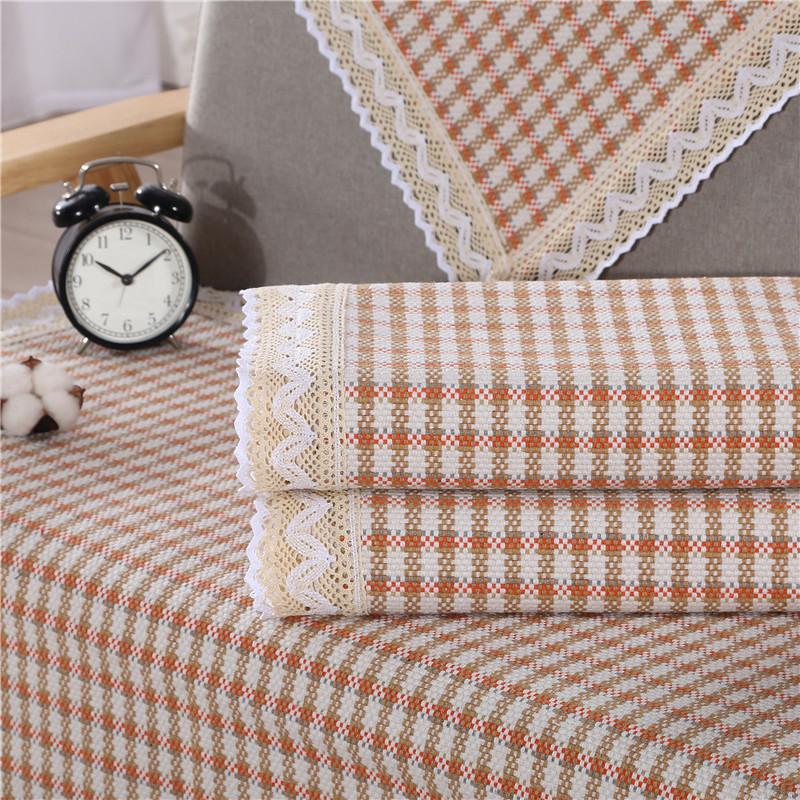 Old Coarse Cloth Summer Sofa Mat All Season Universal Cloth Art Cotton Linen Brief Modern Solid Wood Linen Mat Cover Towel cover cloth