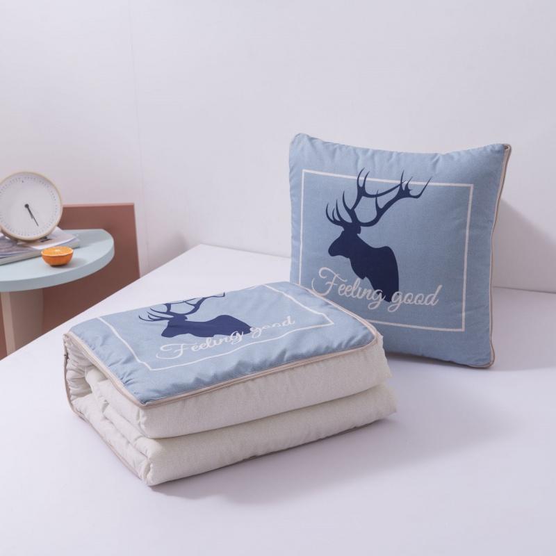 Car Hug Pillow Quilt Dual-use Pure Cotton Air Conditioning By Summer Cool Quilted By Thin Covered With Pillow Cushion Car With In-vehicle Holding Pillows.
