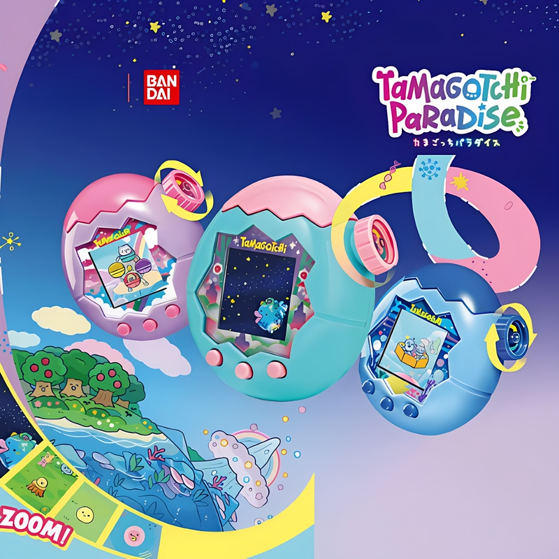 【Authentic】Bandai Tamagotchi Electronic Pet Toy Paradise Edition with Chinese Language Support