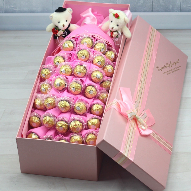 Ferrero Sô Cô La Bouquet Hộp Quà Tặng Ferrero Rose Jinsha Gửi Những Người Yêu Thích Bạn Gái Quà Tặng Sinh Nhật