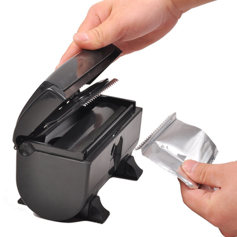 Perm Tinfoil Cutter Hair Salon Supplies Lead Foil Tinfoil Storage Cutting Box Nail Art Tinfoil Storage Box Spot