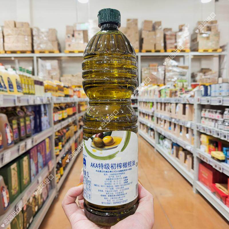 Metro Spain imports Yike AKA extra virgin olive oil 1L ready-to-eat cold cooking steak cooking