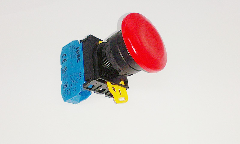 Authentic Izumi IEDC mushroom head button switch YW1B-M4E10R one open contact