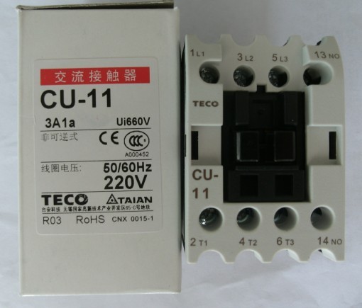 Authentic TaiwanTAIAN electromagnetic contactor CU-11 (new)