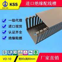 VD-10(80*80)8mm outlet hole (2 m root) KSS (Kais) wire groove inlet fire duct