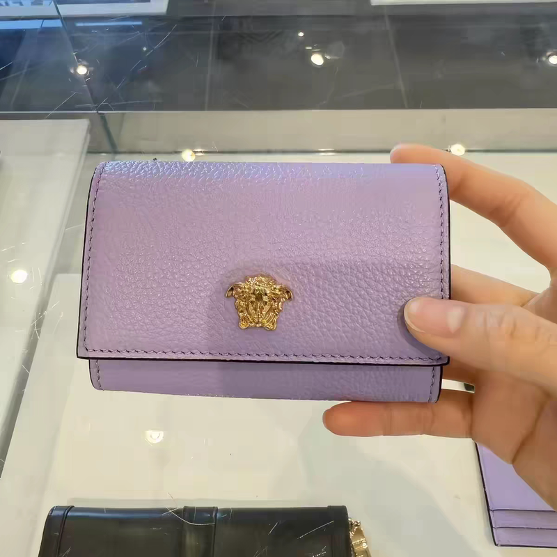 【Big Deal】(50% Off 1600) 5/29 Versace Women's Medusa Short Wallet Card Holder