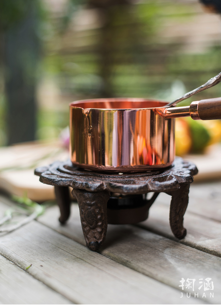 [掬 涵] Giá đỡ gang cách nhiệt Trang trí hoa văn cổ điển Trang trí sân vườn tạp hóa Vintage sân ngoài trời phụ kiện trang trí phòng thờ