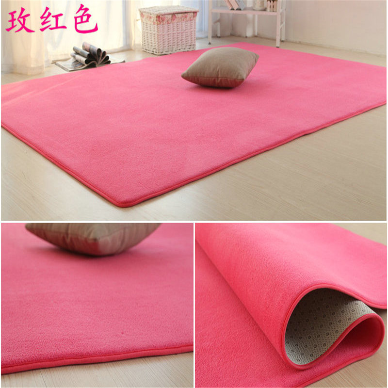 Coral dày nhung thảm phòng khách bàn cà phê thảm phòng ngủ thảm thảm bên cạnh thảm tatami giường có thể được tùy chỉnh - Thảm giá thảm cuộn trải sàn