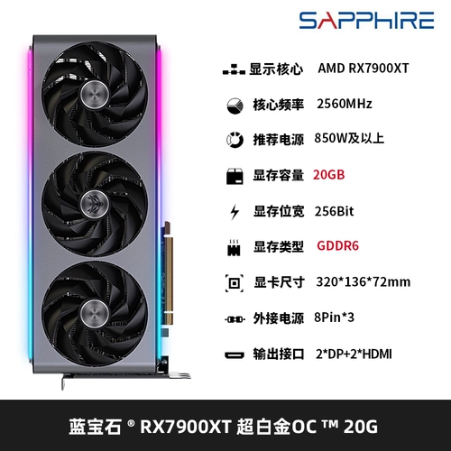 AMD RX7900XT/RX7900XTX SAPPHIRE/ASUS/YINGTONG/Dilan Hengjin/Groverts ГААССИНА 24G