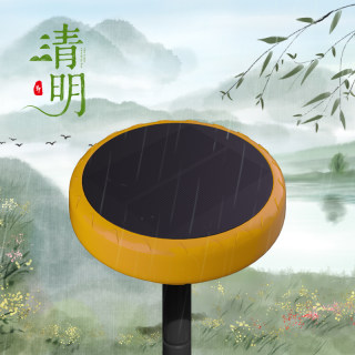 十善 太阳能播放器户外念播放机循环自动插卡音箱MP3音乐两用充电