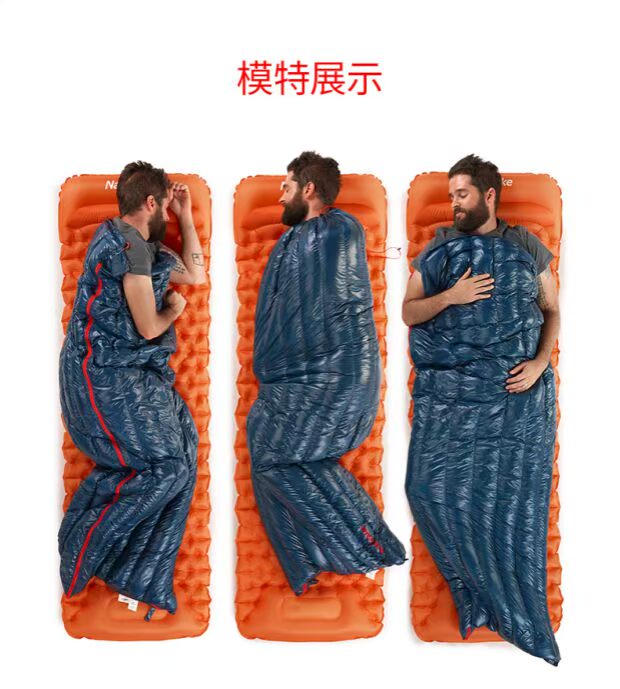 Xuống túi ngủ người lớn nữ trưởng thành ngoài trời ngỗng nam xuống ánh sáng quân sự đơn mùa đông dày -10 độ ấm áp lạnh túi ngủ văn phòng lomotan