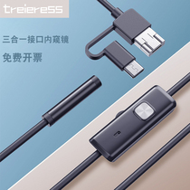 wifi Android Endoscope HD camera Industrial pipe unlocking Auto repair usb mobile phone external probe Waterproof