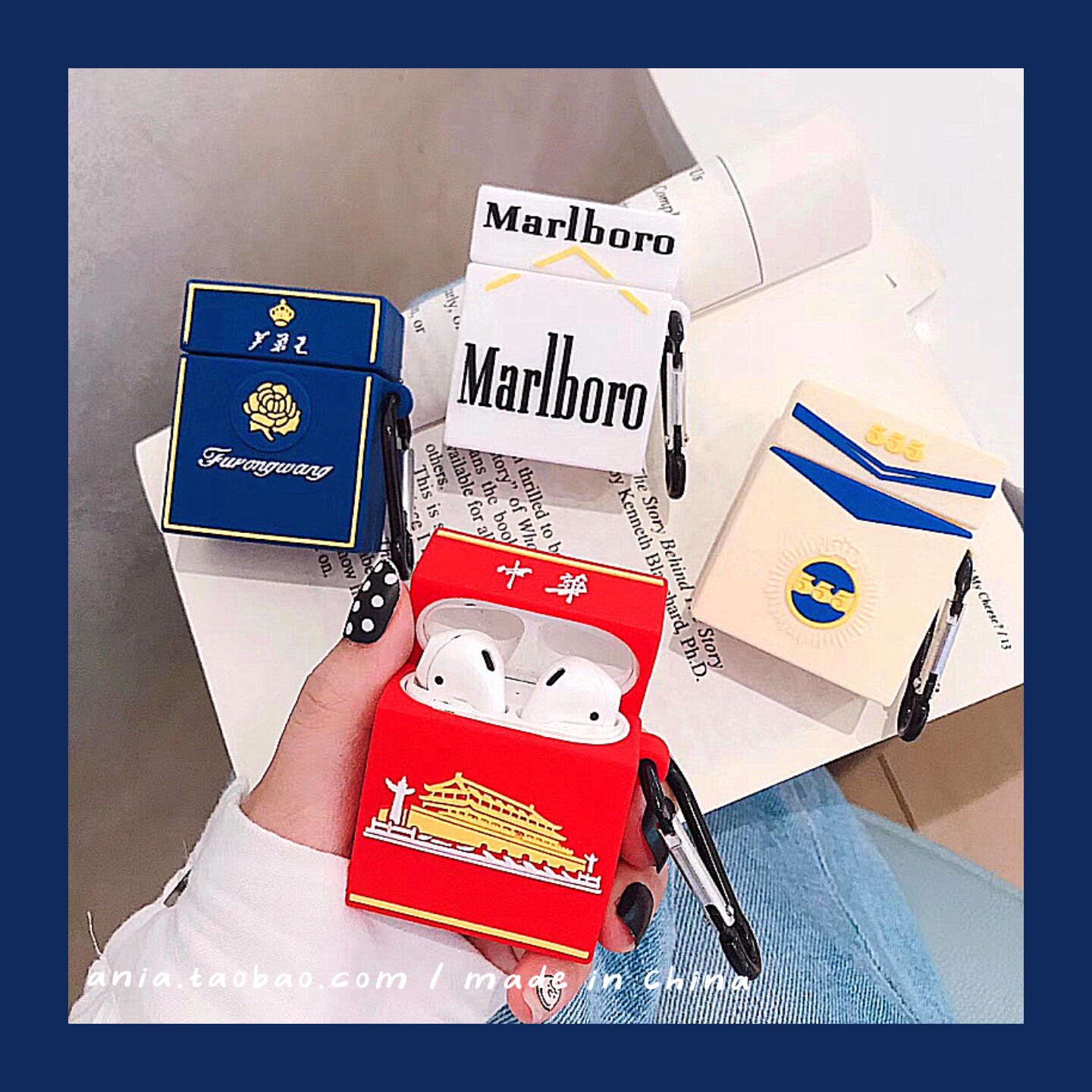 case airpods cigarett Metal Gear Select your version of AirPods Marlboro Aipord Case | Cool